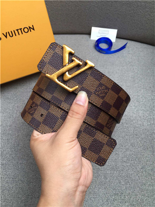 Louis Vuitton LV INITIALES I 40MM BELT Monogram Damier Ebene High