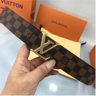 Louis Vuitton LV INITIALES Damier 40MM BELT Damier Ebene High