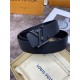 Louis Vuitton LV INITIALES II 40MM BELT Leather High