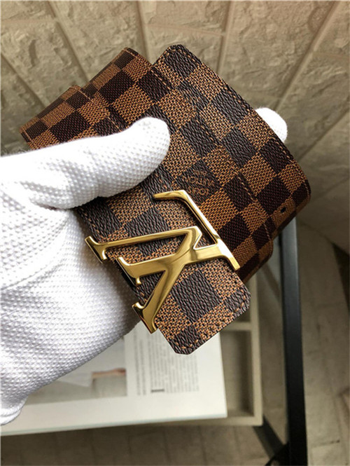 Louis Vuitton LV INITIALES 40MM BELT Damier Ebene High