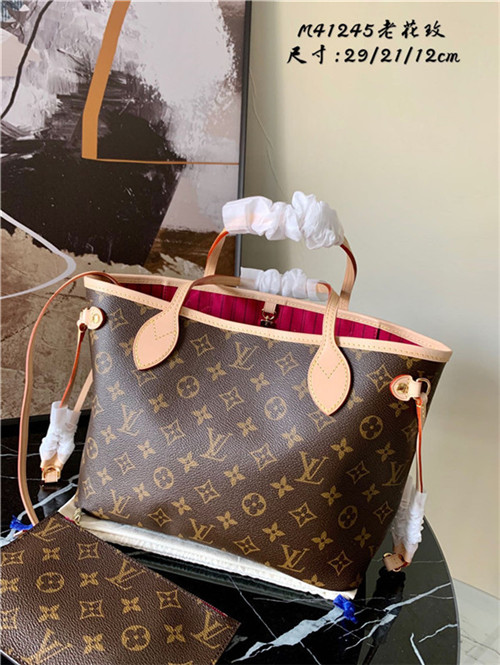 Louis Vuitton NEVERFULL PM Monogram Fuchsia High