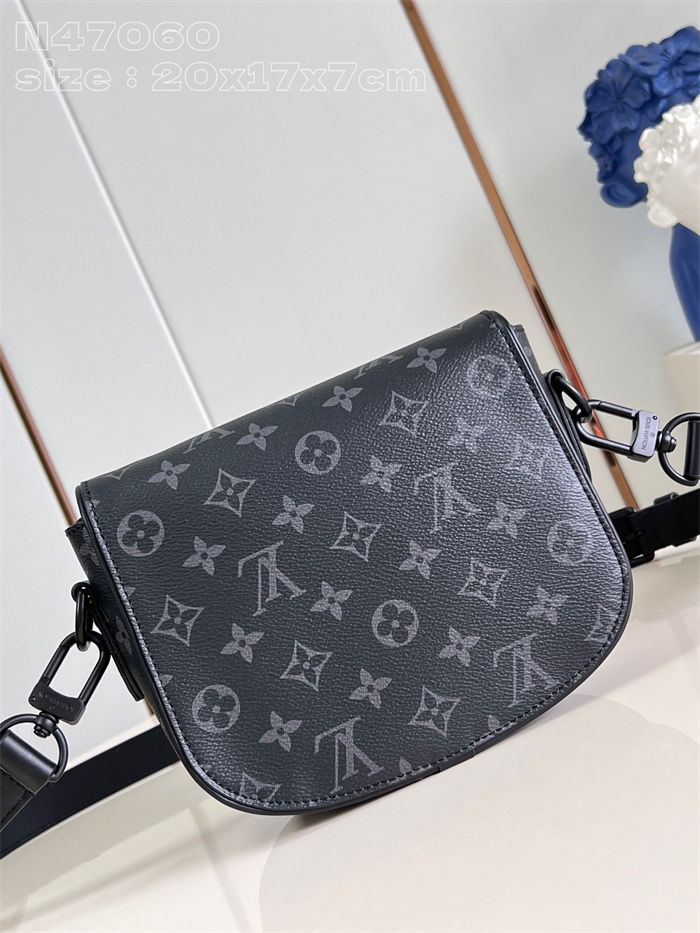 Louis Vuitton Montsouris Messenger PM Monogram Macassar M47060 High