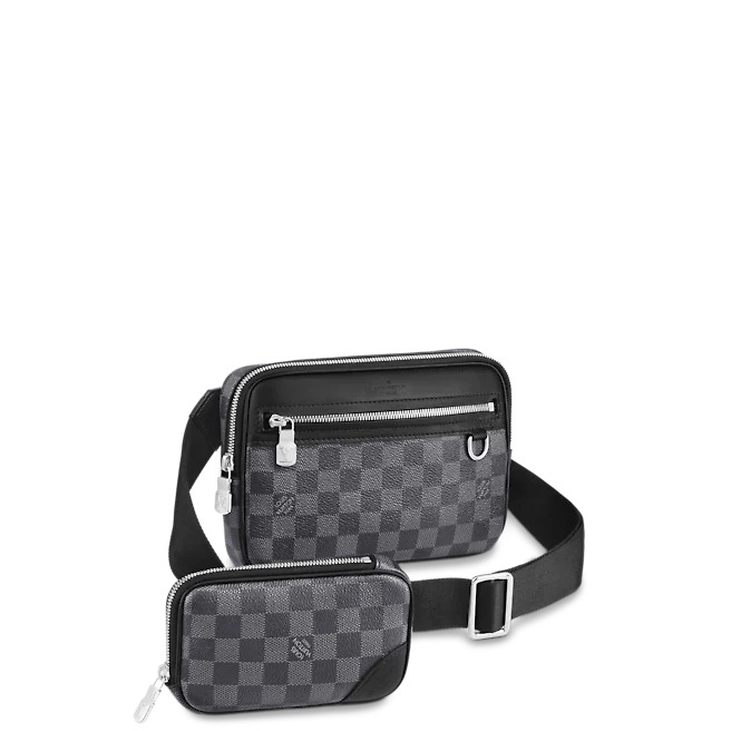 Louis Vuitton SCOTT MESSENGER Damier Graphite High