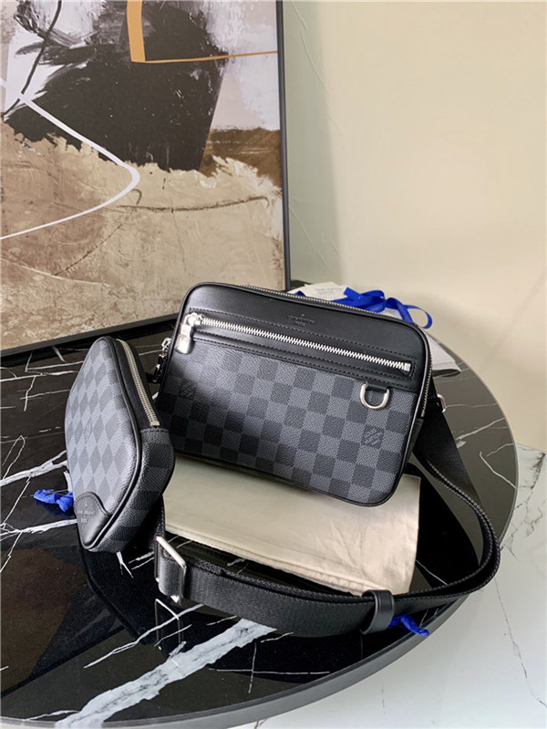 Louis Vuitton SCOTT MESSENGER Damier Graphite High