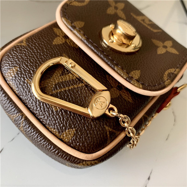 Louis Vuitton Pochette Tulum Coin Case Purse Pouch Bag Monogram High