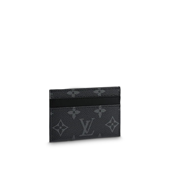 Louis Vuitton DOUBLE CARD HOLDER Monogram Eclipse High