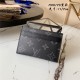 Louis Vuitton DOUBLE CARD HOLDER Monogram Eclipse High