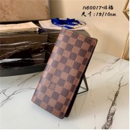 Louis Vuitton BRAZZA WALLET Damier Ebene High