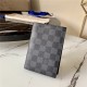 Louis Vuitton PASSPORT COVER Damier Graphite High