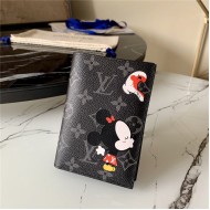 Louis Vuitton PASSPORT COVER Monogram Eclipse Minnie High