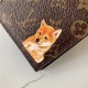 Louis Vuitton PASSPORT COVER Monogram Puppy High