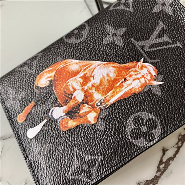 Louis Vuitton PASSPORT COVER Monogram Horse High