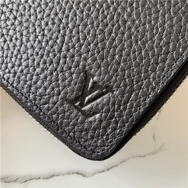 Louis Vuitton ZIPPY WALLET VERTICAL Taurillon Black High