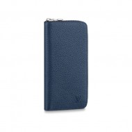 Louis Vuitton ZIPPY WALLET VERTICAL Taurillon Navy High