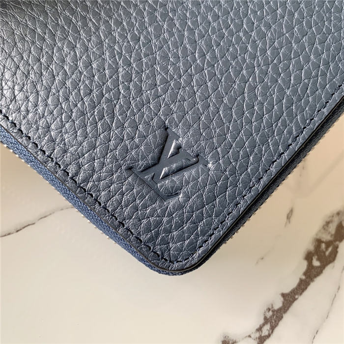 Louis Vuitton ZIPPY WALLET VERTICAL Taurillon Navy High