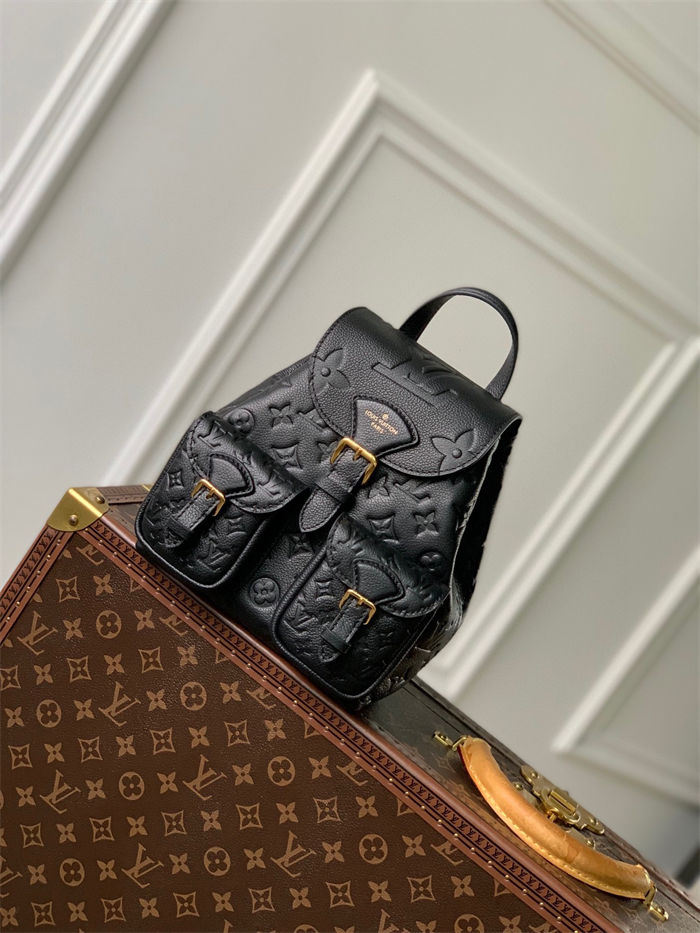 Louis Vuitton Backup backpack Monogram Empreinte embossed grained cowhide leather M47072 High