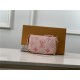 Louis Vuitton MINI POCHETTE ACCESSOIRES Monogram Empreinte Pink High