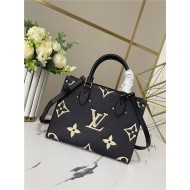 Louis Vuitton ONTHEGO PM Monogram Empreinte Black/Beige High