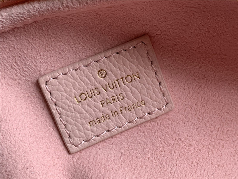 Louis Vuitton Mini Bumbag Monogram Empreinte embossed supple grained cowhide leather M82347 Gradient Pink High