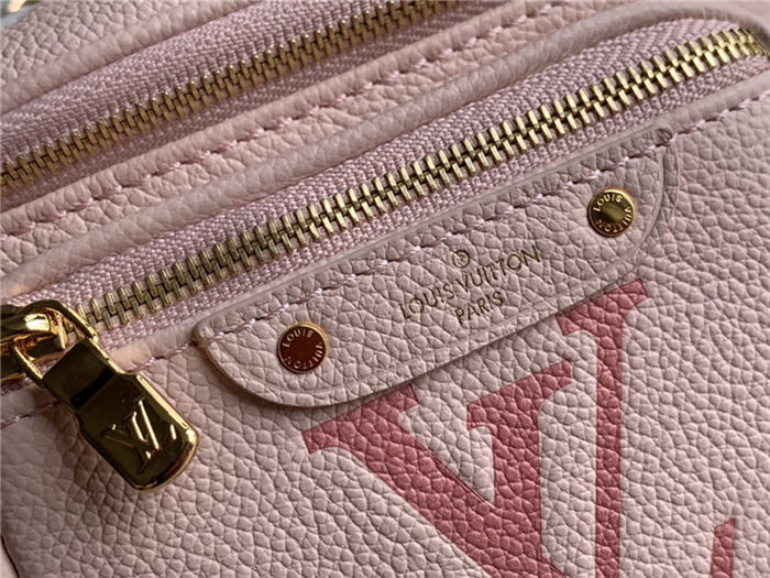 Louis Vuitton Mini Bumbag Monogram Empreinte embossed supple grained cowhide leather M82347 Gradient Pink High