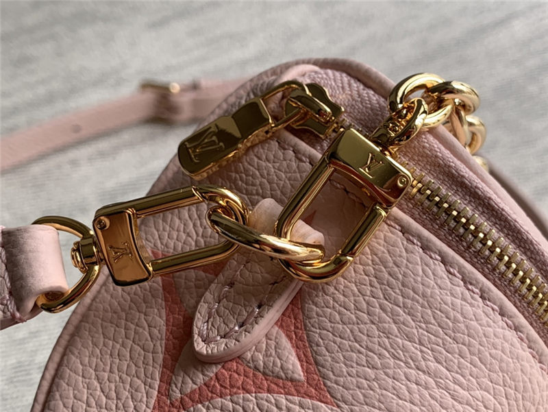 Louis Vuitton Mini Bumbag Monogram Empreinte embossed supple grained cowhide leather M82347 Gradient Pink High