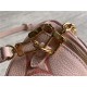 Louis Vuitton Mini Bumbag Monogram Empreinte embossed supple grained cowhide leather M82347 Gradient Pink High