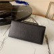 Louis Vuitton BRAZZA WALLET LV Aerogram calf leather High