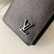 Louis Vuitton BRAZZA WALLET LV Aerogram calf leather High