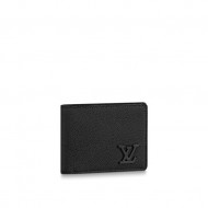 Louis Vuitton MULTIPLE WALLET LV Aerogram calf leather High