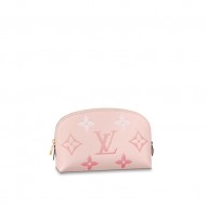 Louis Vuitton COSMETIC POUCH PM Monogram Empreinte Pink High