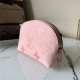 Louis Vuitton COSMETIC POUCH PM Monogram Empreinte Pink High