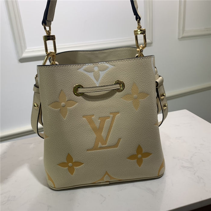 Louis Vuitton NÉONOÉ BB Monogram Empreinte Cream/Saffron High