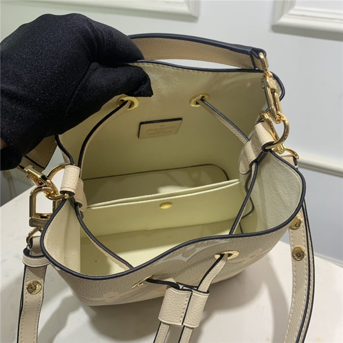 Louis Vuitton NÉONOÉ BB Monogram Empreinte Cream/Saffron High