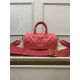 Louis Vuitton PAPILLON BB Quilted and embroidered smooth calf leather Dragon Fruit Pink M59826 High