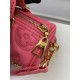 Louis Vuitton PAPILLON BB Quilted and embroidered smooth calf leather Dragon Fruit Pink M59826 High