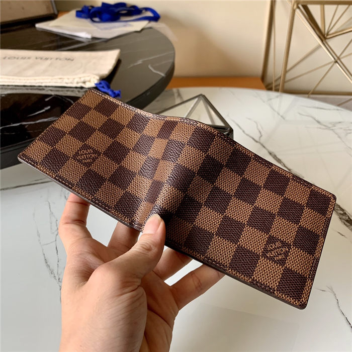 Louis Vuitton SLENDER WALLET Damier Ebene High