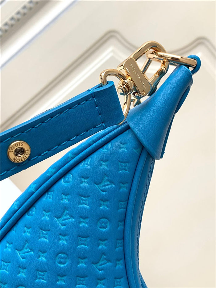 Louis Vuitton LOOP Baguette Handbag Calfskin M22593 Blue High