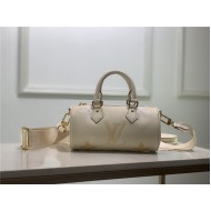 Louis Vuitton PAPILLON BB Monogram Empreinte Cream/Saffron High