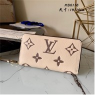 Louis Vuitton ZIPPY WALLET BICOLOR MONOGRAM EMPREINTE LEATHER High