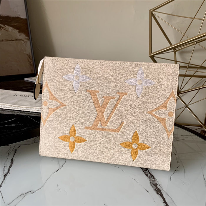 Louis Vuitton TOILETRY POUCH 26 Cream/Saffron High