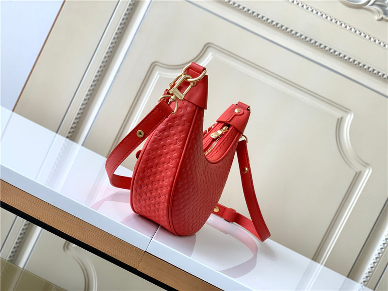 Louis Vuitton LOOP Baguette Handbag Calfskin M22594 Red High