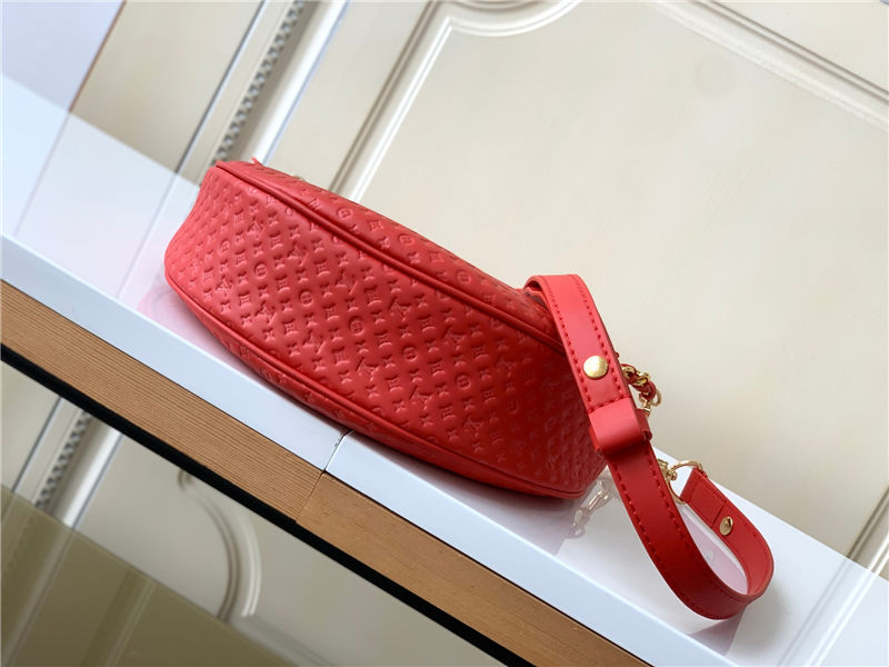 Louis Vuitton LOOP Baguette Handbag Calfskin M22594 Red High