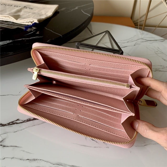 Louis Vuitton ZIPPY WALLET Gradient Monogram Light Pink High