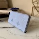 Louis Vuitton ZIPPY WALLET Monogram Empreinte Blue High