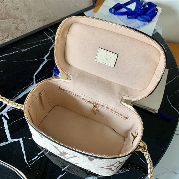 Louis Vuitton VANITY PM Cream/Bois de Rose Pink High