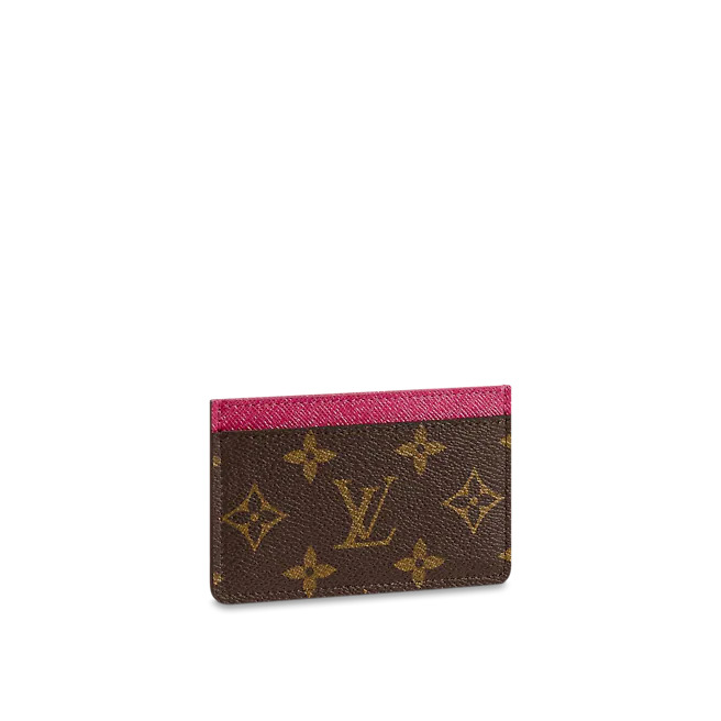 Louis Vuitton CARD HOLDER Monogram Fuchsia High