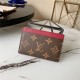 Louis Vuitton CARD HOLDER Monogram PP-Red High