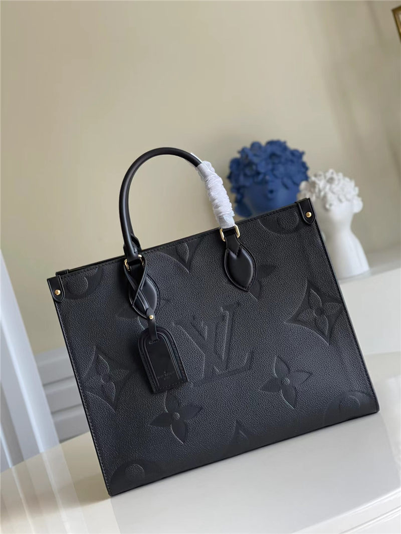 Louis Vuitton ONTHEGO MM Monogram Empreinte Black High