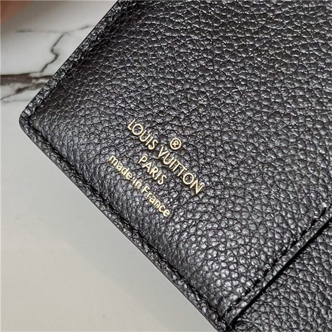 Louis Vuitton CLÉA WALLET Monogram Empreinte M80152 Black High