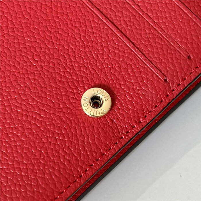 Louis Vuitton CLÉA WALLET Monogram Empreinte M80152 Red High